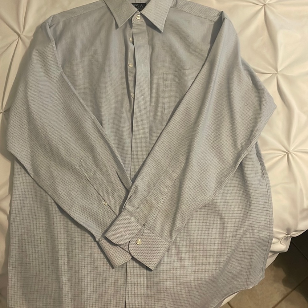 JoS A Bank L/S Travelers collection dress shirt